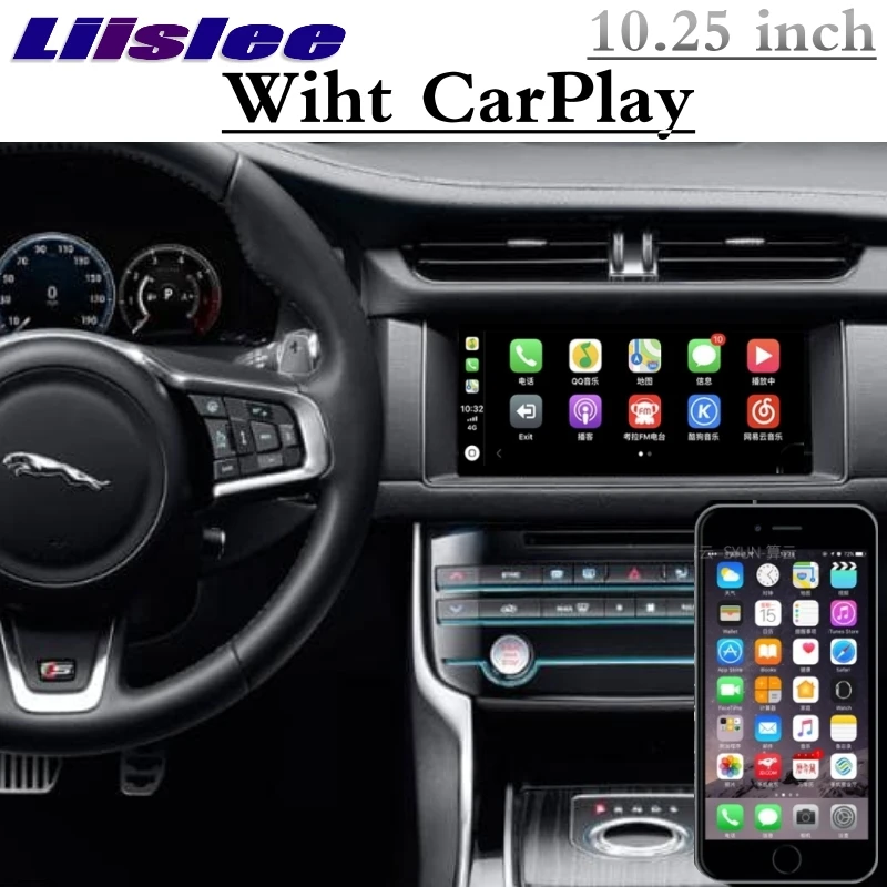 Автомагнитола для Jaguar XE XF XFL X260 R Sport 2015 2016 2017 2018 NAVI LiisLee 10 25 дюйма GPS WIFI