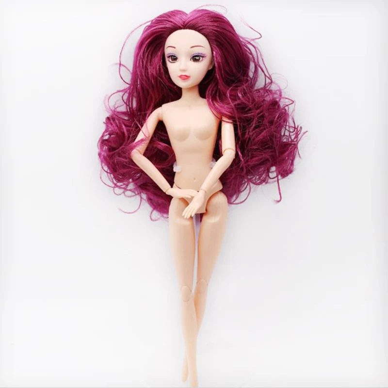 По E-packet Barbiees тело с 12 подвижными шарнирами и 5 шт. Оригинальная кукла голова DIY кукла выбирается случайным образом девочка игрушка