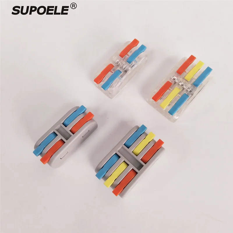 10 шт. мини проводные разъемы проводник БЫСТРОРАЗЪЕМНАЯ Клеммная колодка быстрый