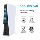 Охлаждающий 3-вентилятор для хоста, игровые внешние аксессуары, суперохлаждающий вентилятор с расширенным USB интерфейсом для консоли PS5, легкий и компактный