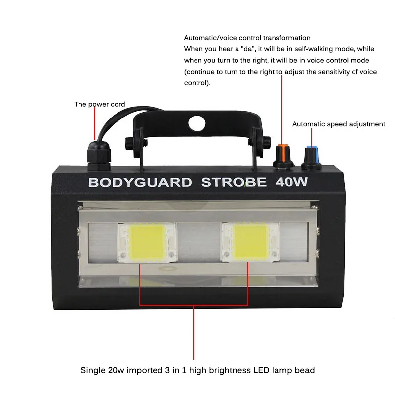 40 Вт/60 Вт RGB flash light рождественский проектор стробоскопы лампа soundcontrol сценический свет dj диско СВЕТОДИОДНЫЕ стробоскопы