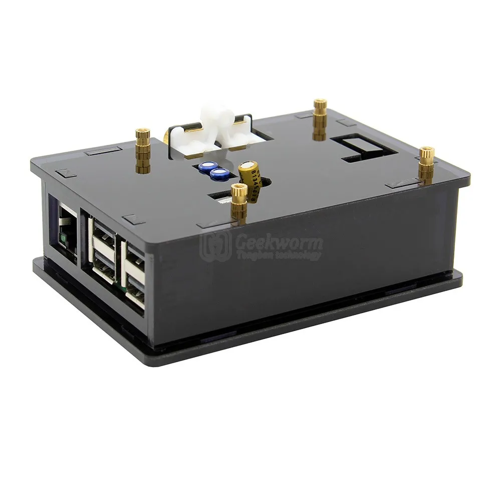 Чехол для Raspberry Pi 3B +/3B DAC + чехол/защитный акриловый чехол HiFi звуковая карта|case