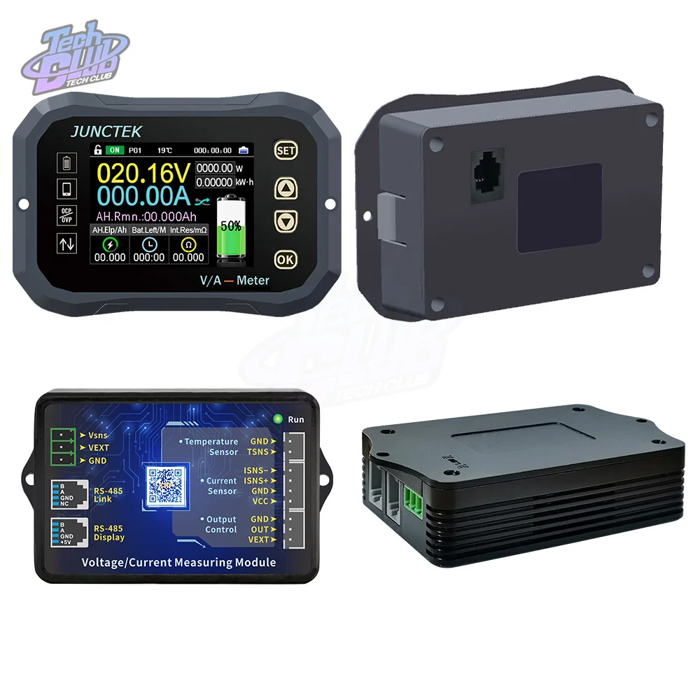 Battery Capacity Indicator Multi-function Voltage Current Meter KG-110F 100A KG-140F 400A KG-160F 600ACoulomb Counter Meter