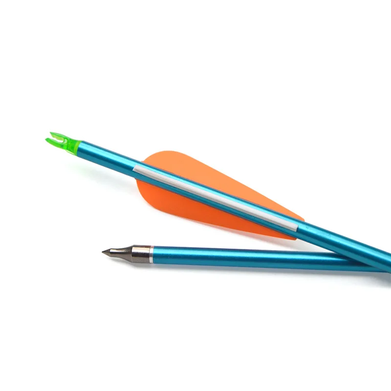 6/12/24pcs Archery Arrow 8mm Aluminum 30&quot Hunting Arrows Spine 300 for compound Recurve Bow Practice | Спорт и развлечения