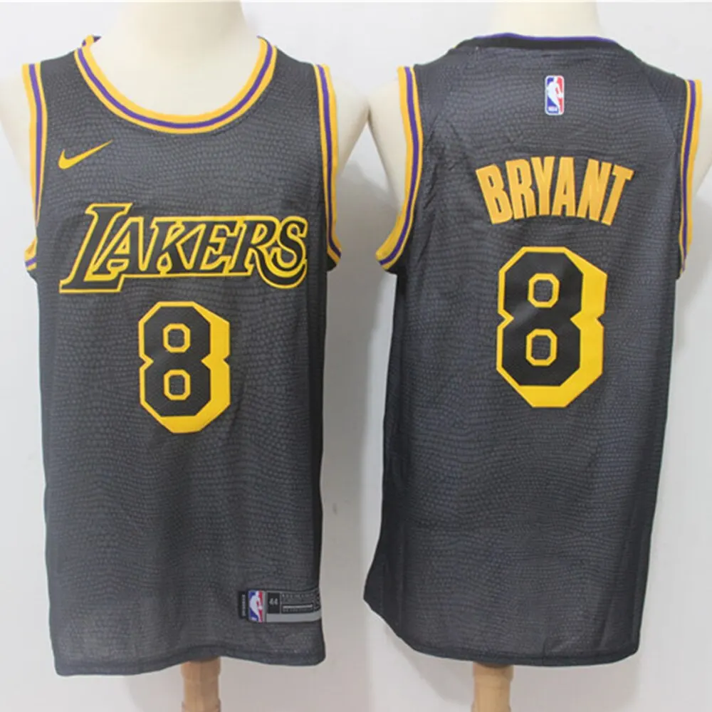 

NBA Men's Los Angeles Lakers #8 Kobe Bryant Basketball Jersey Commemorative Edition Classics Authentic Stitched Swingman Jerseys