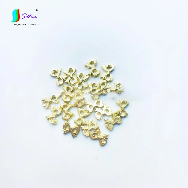 4 мм Золотой Розовый Красный Синий Мини Супер маленький лук металлическая пряжка