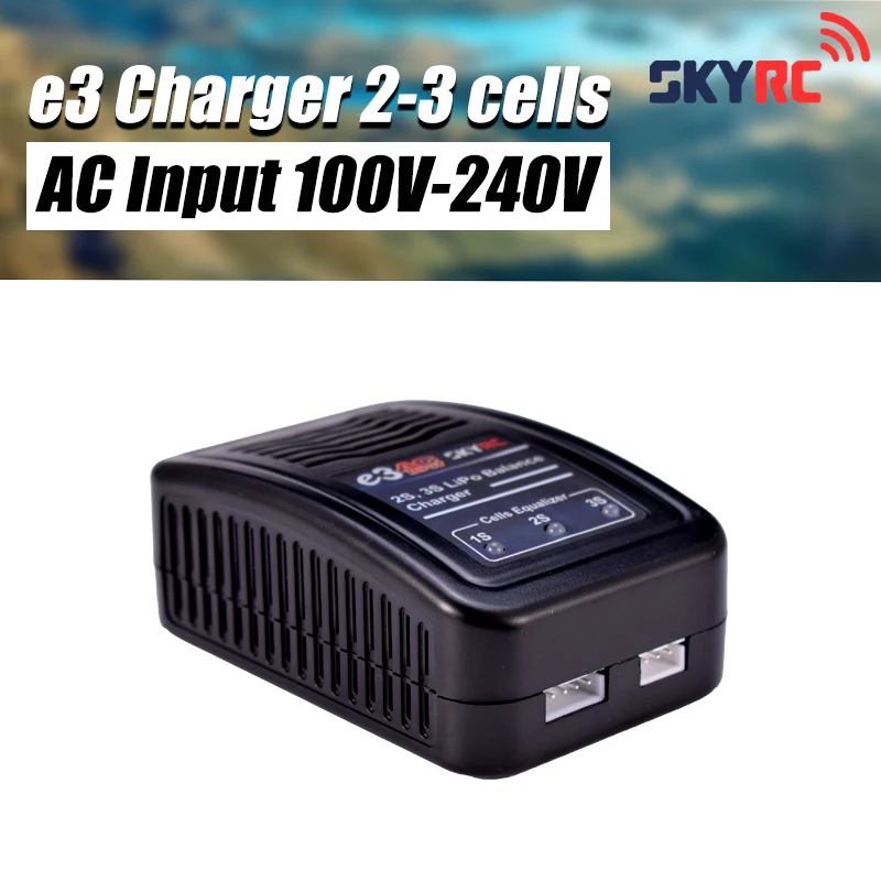 SKYRC e3 Зарядное устройство 2S 3S LiPo Батарея баланс AC Вход 100V 240V EU Plug SK 100081|Детали и