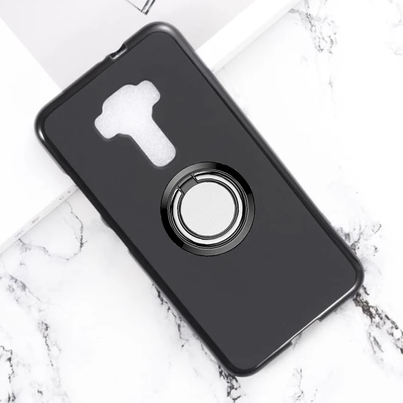 Держатель-кольцо для ASUS ZenFone 3 Laser ZC551KL, чехол для телефона, мягкие силиконовые чехлы из ТПУ для телефона Z01BDB Z01BDA Z01BD