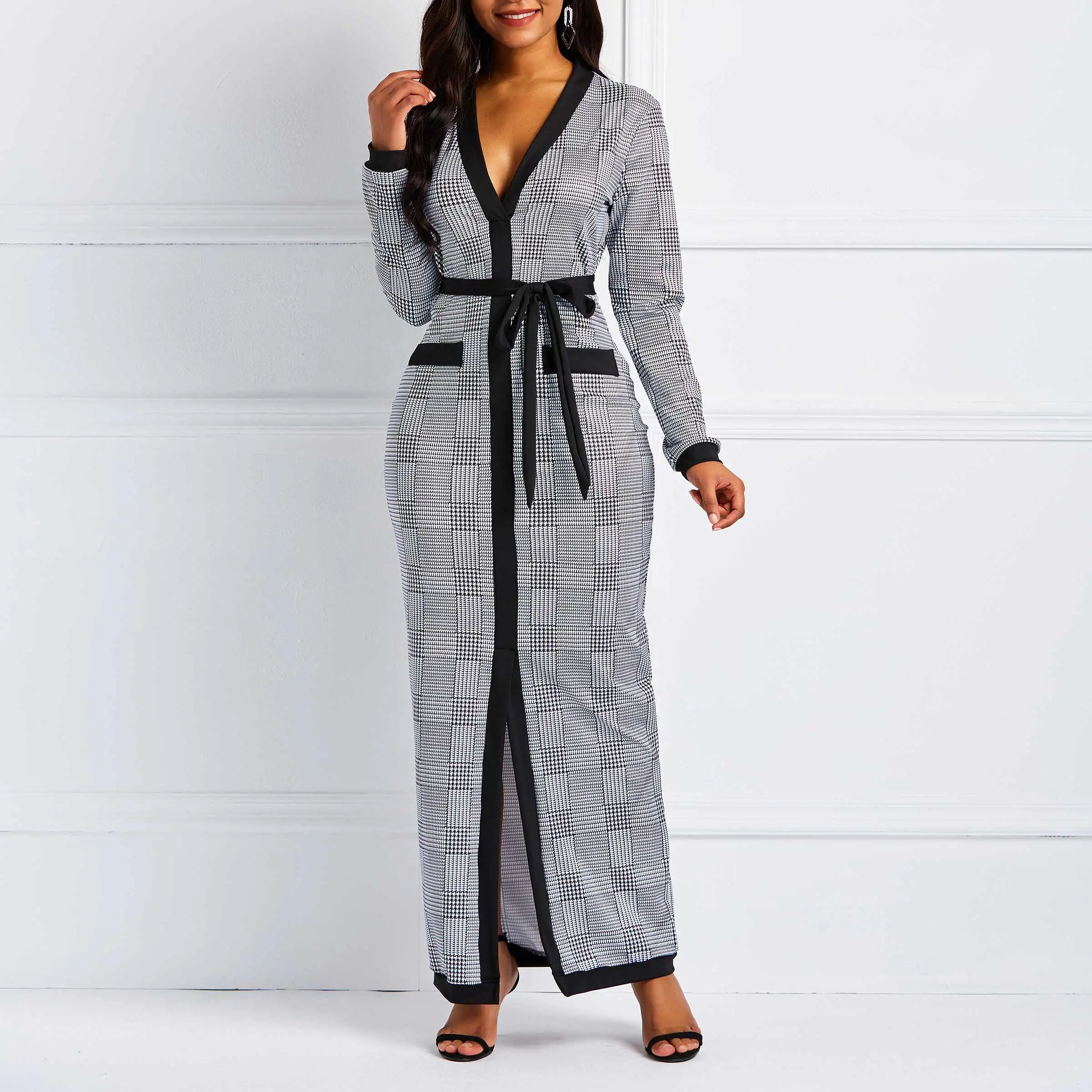 Элегантные вечерние офисные женские платья карандаш в стиле ретро повседневные