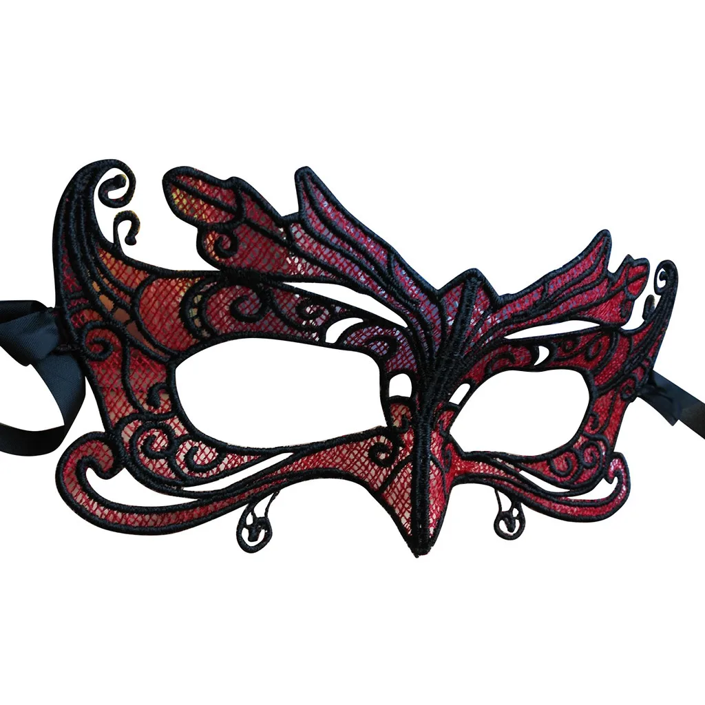 

toys for children Masquerade Lace Mask Halloween Cutout Prom Party Mask Accessories HOT brinquedos #L2