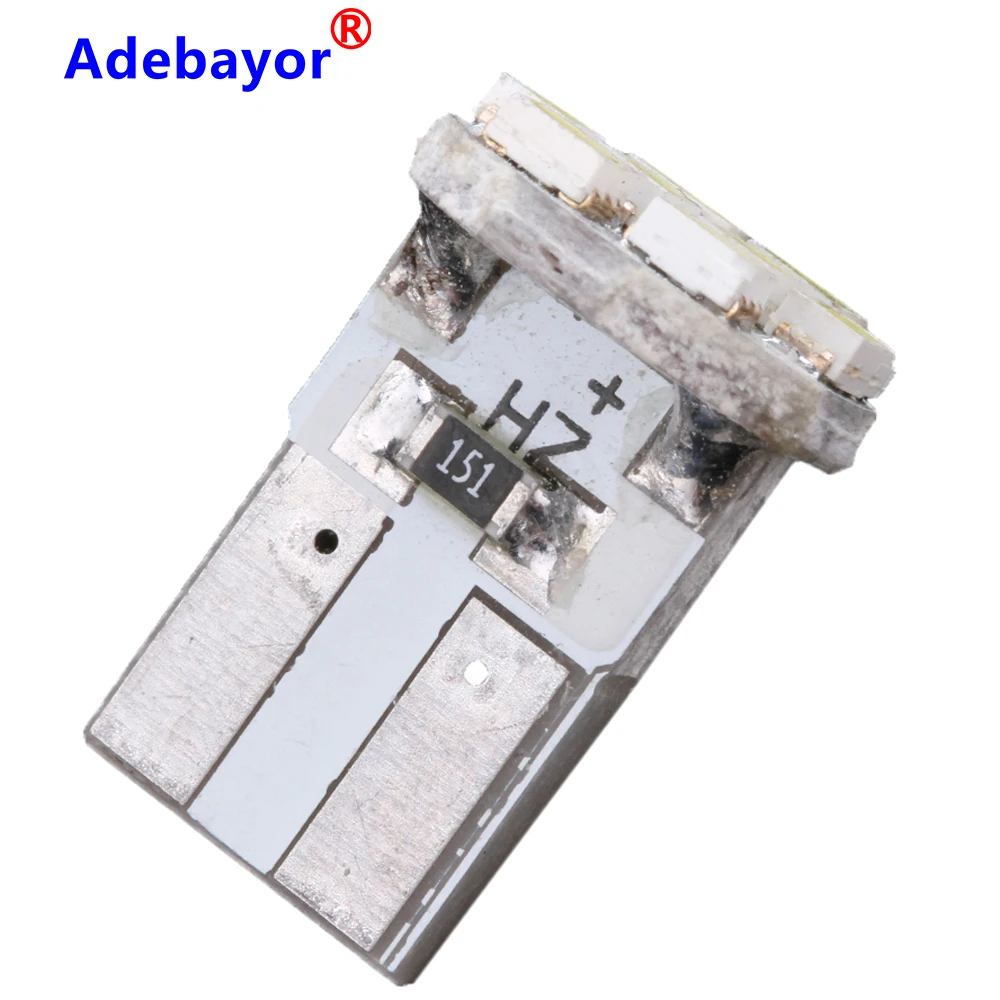 1000 шт PCB T10 Светодиодная лампа 1206 8 SMD W5W 64LM 147 габаритная дверная цвет белый 12
