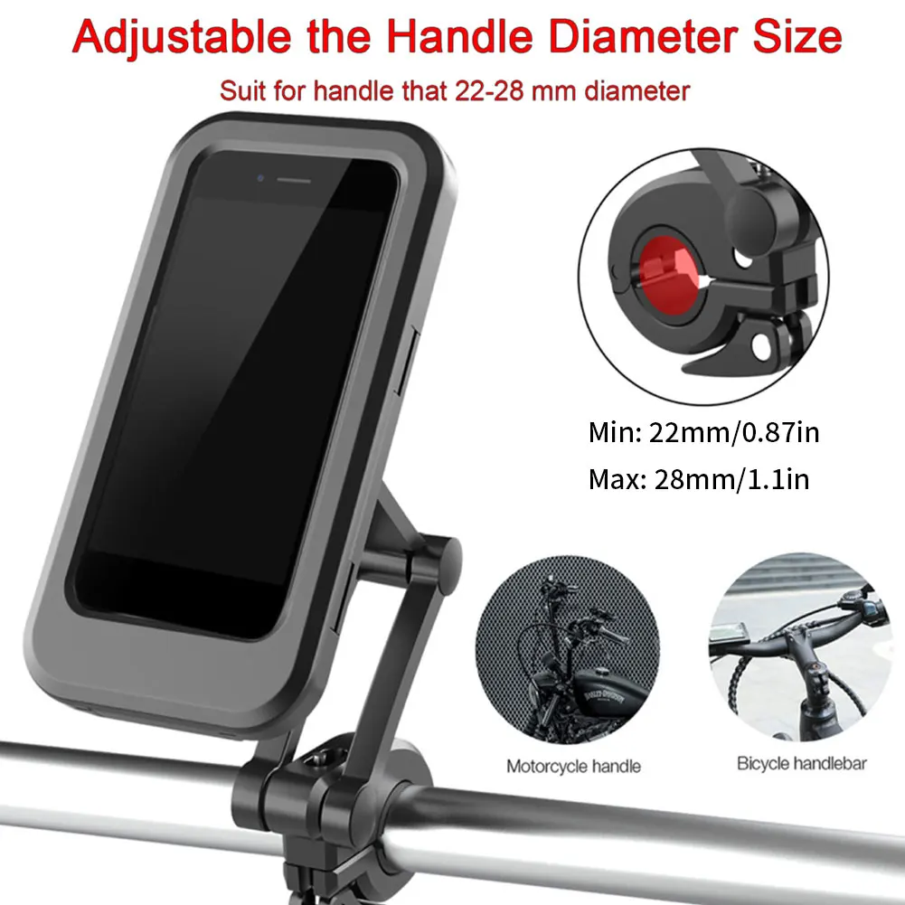 Регулируемый водонепроницаемый велосипедный держатель для телефона