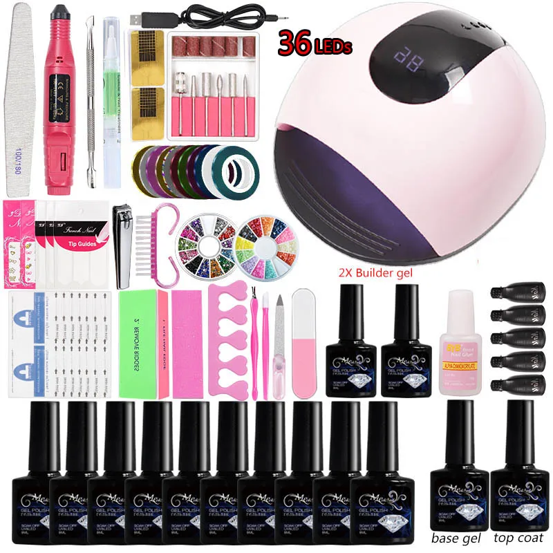 машинка для все набор маникюра кисти маникюр маникюрный гель лак наращивания