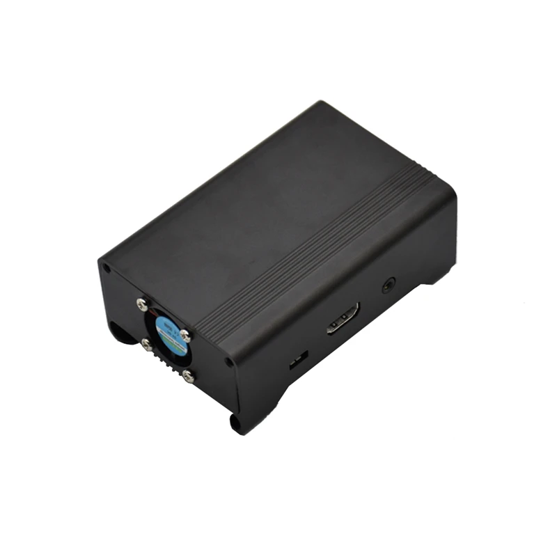 

Защитный чехол из алюминиевого сплава с охлаждающим вентилятором для Raspberry Pi 3/Pi 2/B +