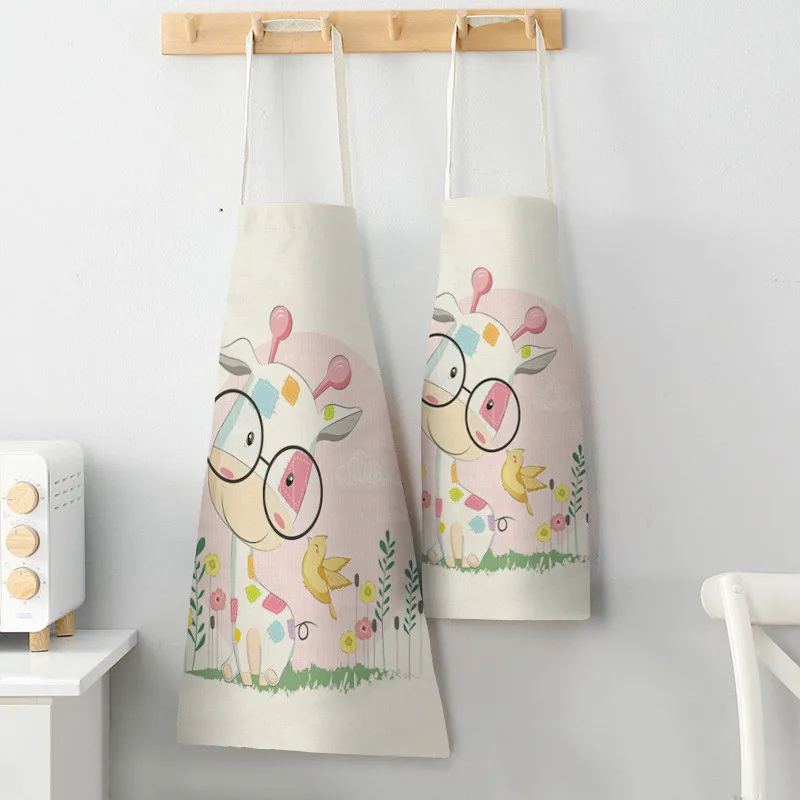 Кухня фартуки Фартук домохозяйки Пособия по кулинарии животных из хлопка и льна