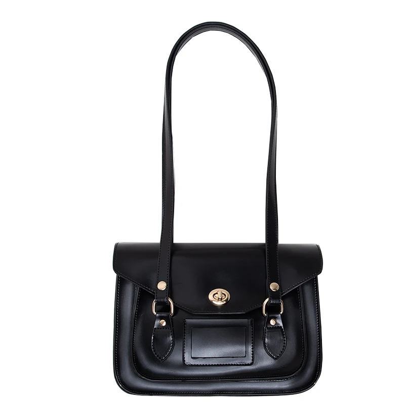 

2020 New Style Autumn and Winter Korean Style College Style Satchel Retro All-match British Style Single-Shoulder Crossbody Bag