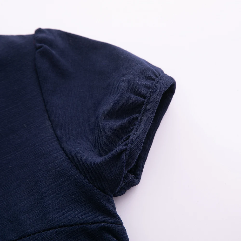 Летний джинсовый костюм для девочек JUXINSU повседневные платья без рукавов милый