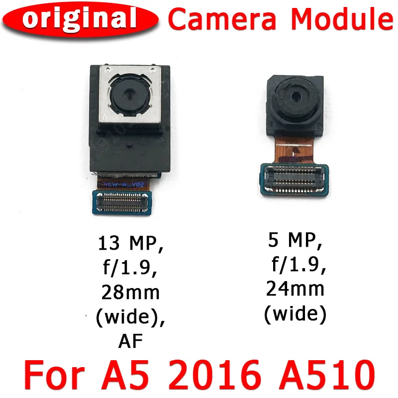 Оригинальная передняя и задняя камера для Samsung Galaxy A5 2016 A510 модуль основной камеры