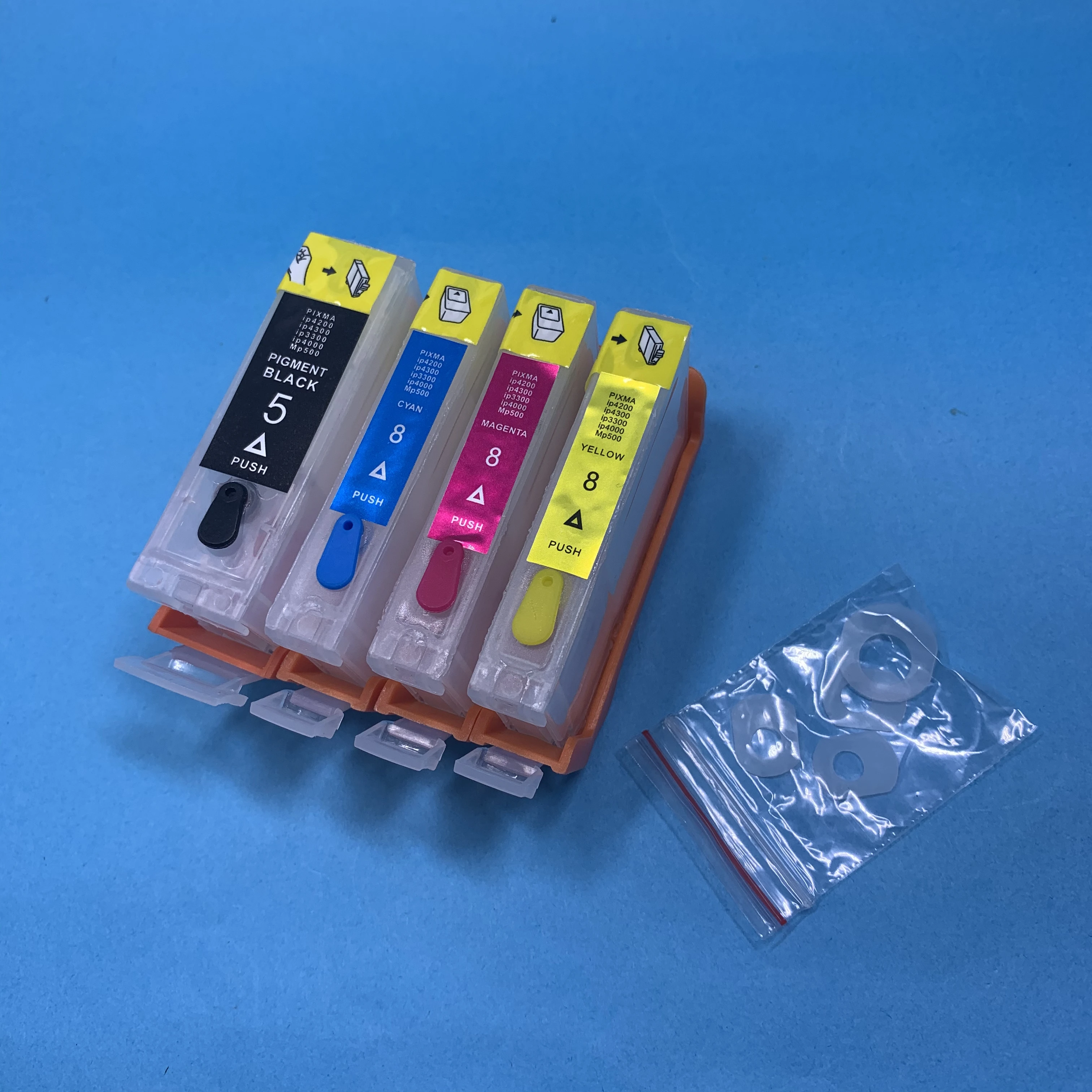 Многоразовый чернильный картридж YOTAT 1 комплект PGI 5 CLI 8 для Canon PIXMAIP3300 iP3500 IP4200 RFB IP4300