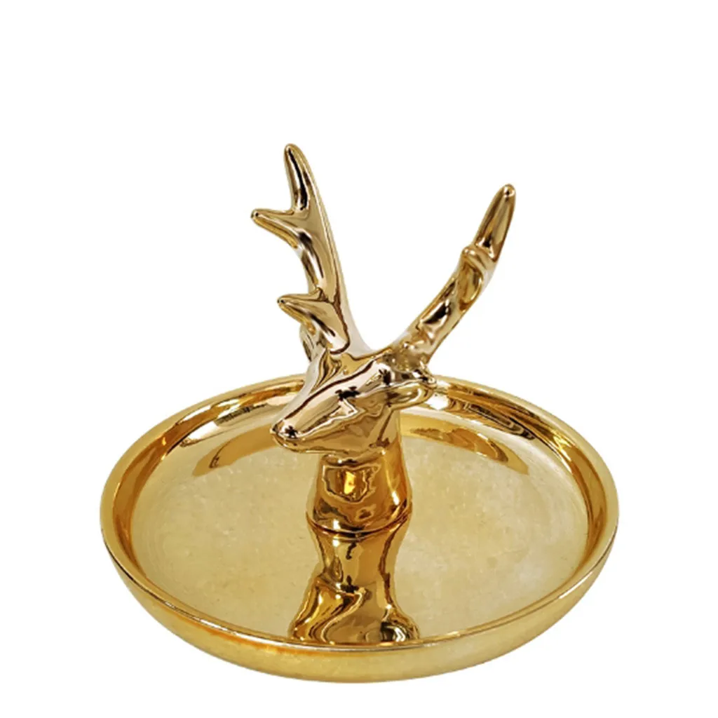 Лучшие продажи 2019 товары позолоченная Ювелирная тарелка украшение для дома