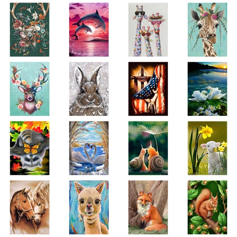 

Жираф лошадь "сделай сам" 5D полный дрель алмазного Живопись Вышивка крестом наборы Стразы стены дома украшение ремесло для взрослых