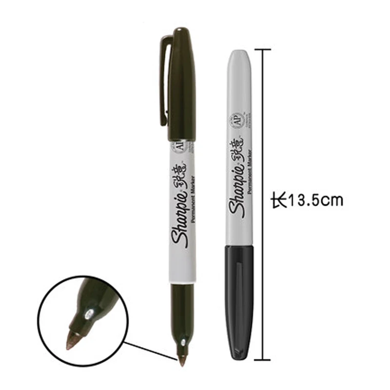 8 шт./лот,, Sanford Sharpie, экологически чистые перманентные маркеры, 8 цветов, набор, маркер для рисования