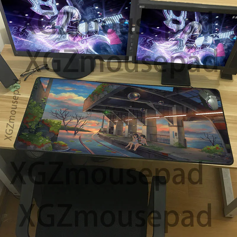 

XGZ mouse pad exquisite large size animation pattern large mouse pad computer notebook office high-quality non-slip table mat