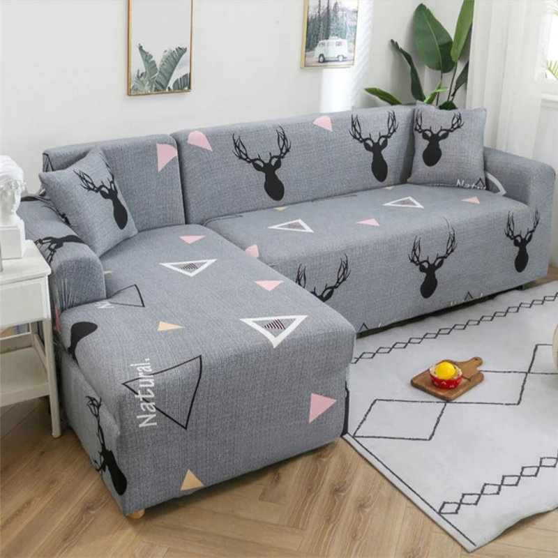 Напечатанный эластичный Чехол протектор эластичные Чехлы для дивана гостиной