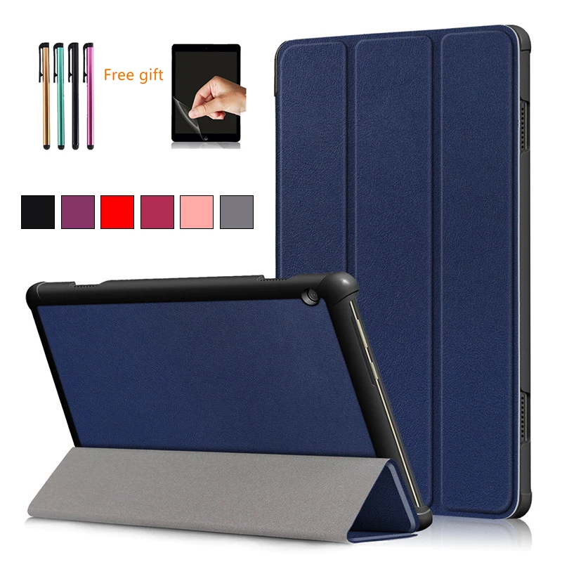 Чехол книжка для Lenovo Tab M10 тонкий подставка из искусственной кожи планшета 2019 ТБ