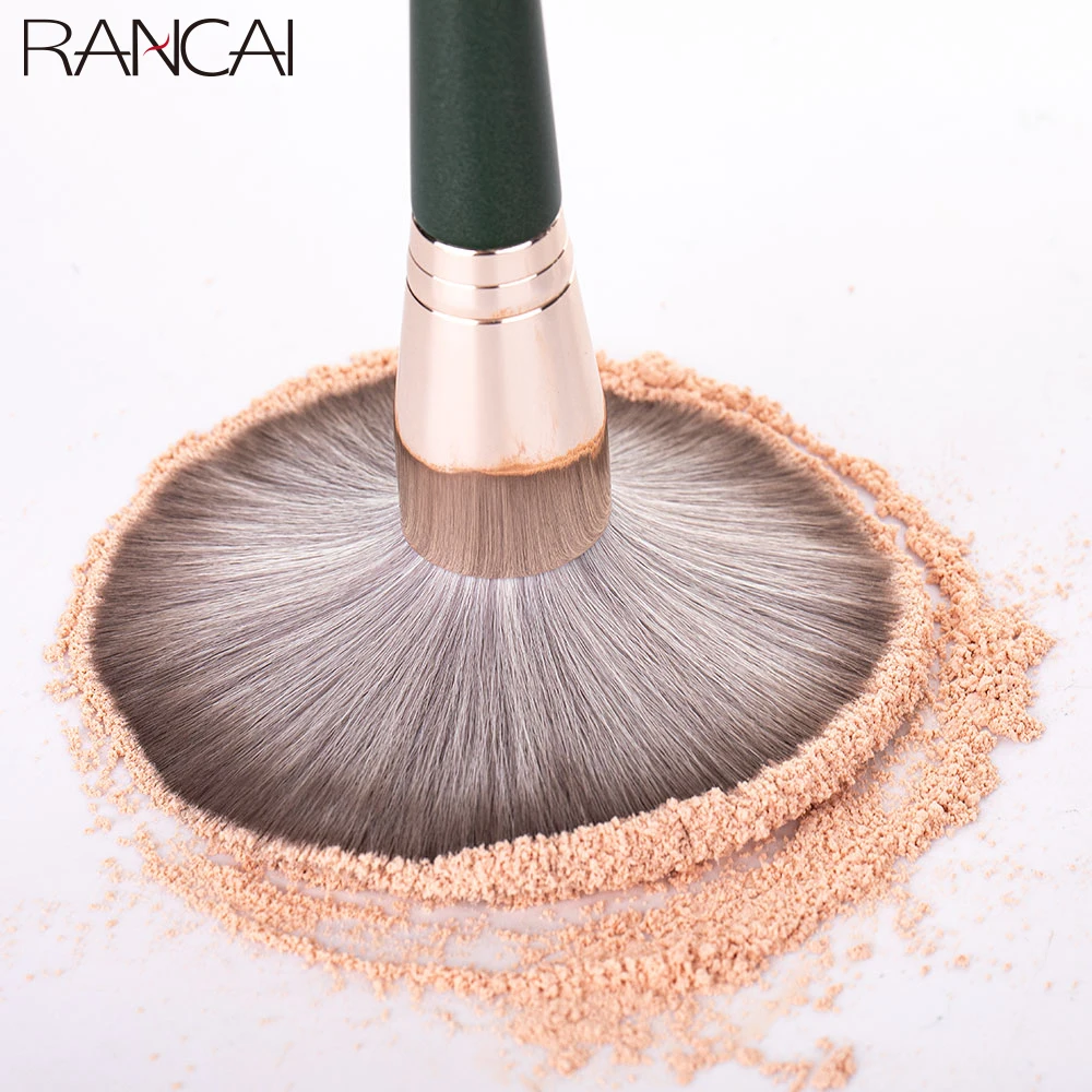 Кисти для макияжа RANCAI 14 шт. набор кистей crochas maquillaje Green большая свободная пудра