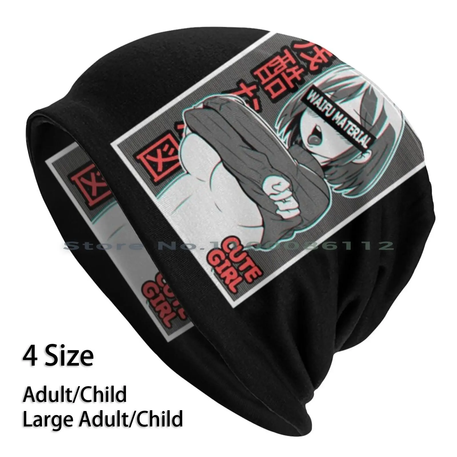 

Аниме. Девушка сенпай. Хентай. Материал вайфу. Вязаная шапка с аниме и мангой, Шапка-бини для мальчиков, хантаи, японская кавайная манга, сенп...