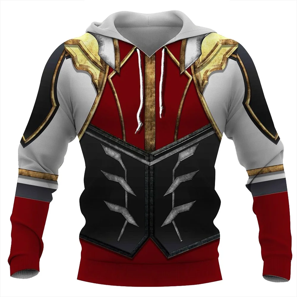 

CLOOCL Popular Knights Templar Armor Hoodie 3D All Over Printed Harajuku Hooded Casual Pullover Cosplay Clothing Hoodie