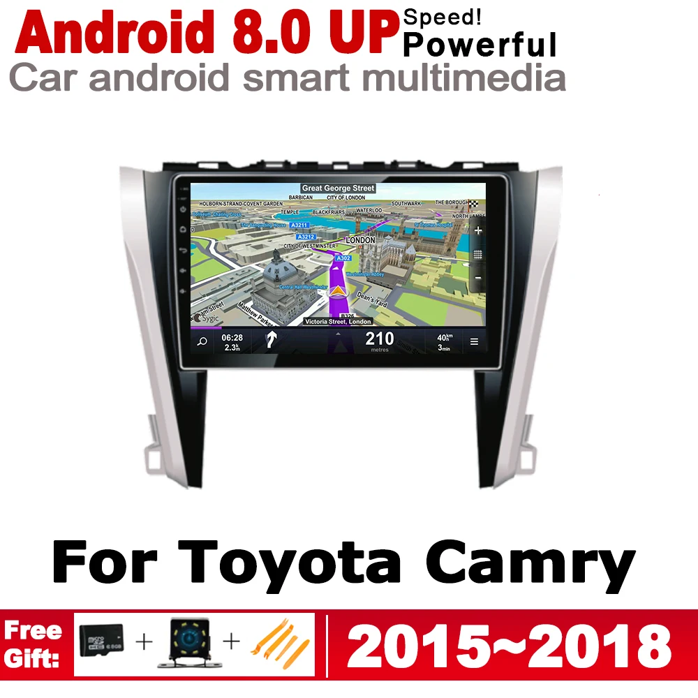 ZaiXi HD IPS экран DSP стерео Android автомобильный DVD GPS Navi карта для Toyota Camry 2015 ~ 2018 2 DIN