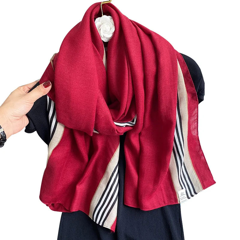 

Cotton scarf women fall/winter new exotic wild warm linen scarf shawl