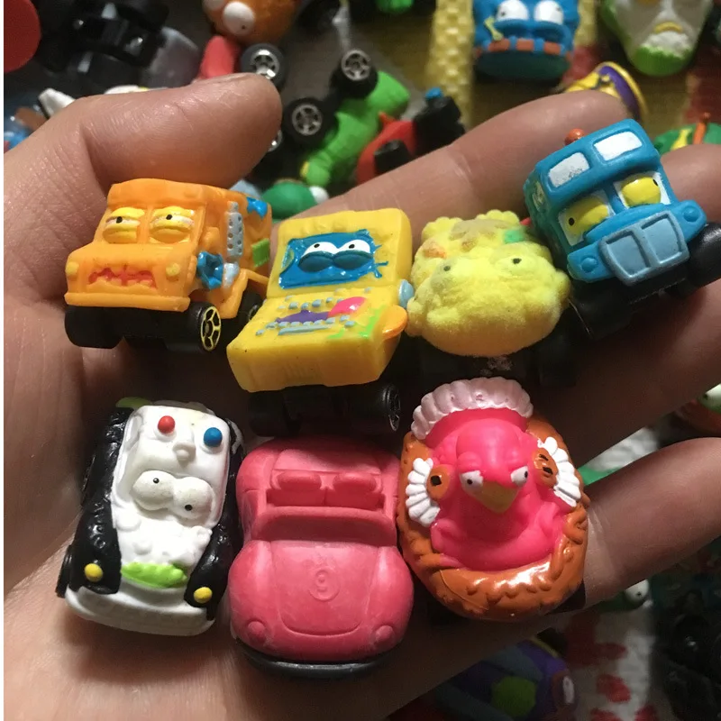 5 шт./упак. колесо Trashs серия 1 2 мини-автомобиль фигурка багги коррозия ведро