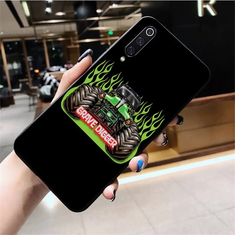 YJZFDYRM Monster Truck Black TPU Soft Phone Case for Huawei Honor 30 20 10 9 8 8x 8c v30 Lite view pro | Мобильные телефоны и