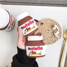 Чехол nutella для AirPods 2 Pro, Силиконовый Футляр для наушников и зарядки, мультяшный защитный чехол для Airpods Pro, чехол