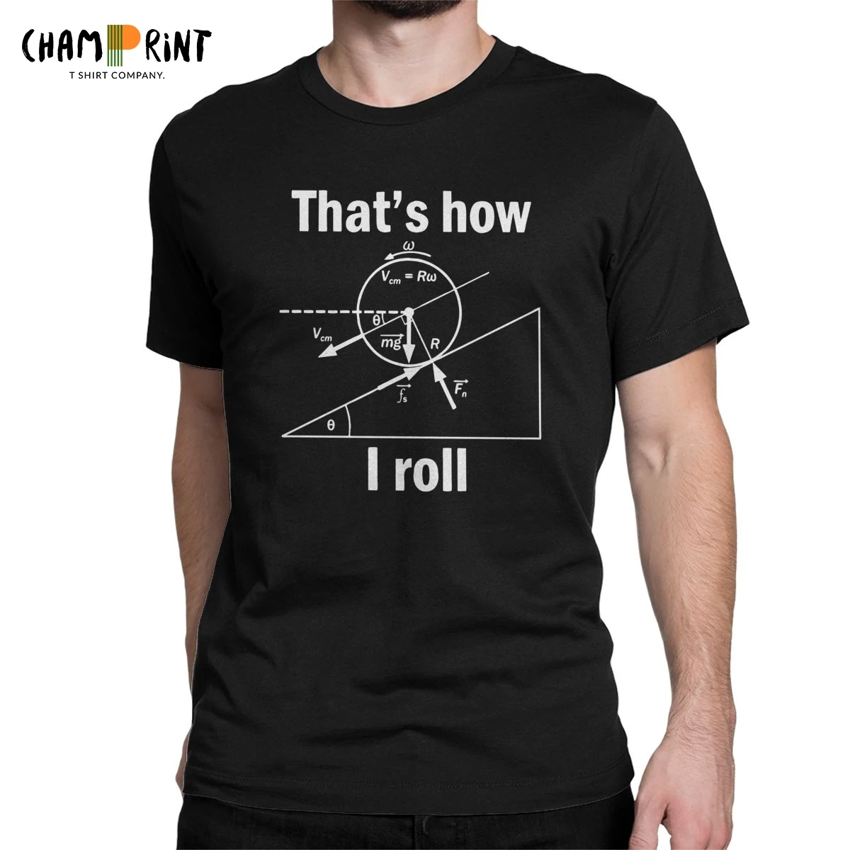 

Мужская футболка That's How I Roll, забавная гик, научная физика, учёный, Подарочная одежда, забавная футболка с круглым вырезом, футболки с принтом