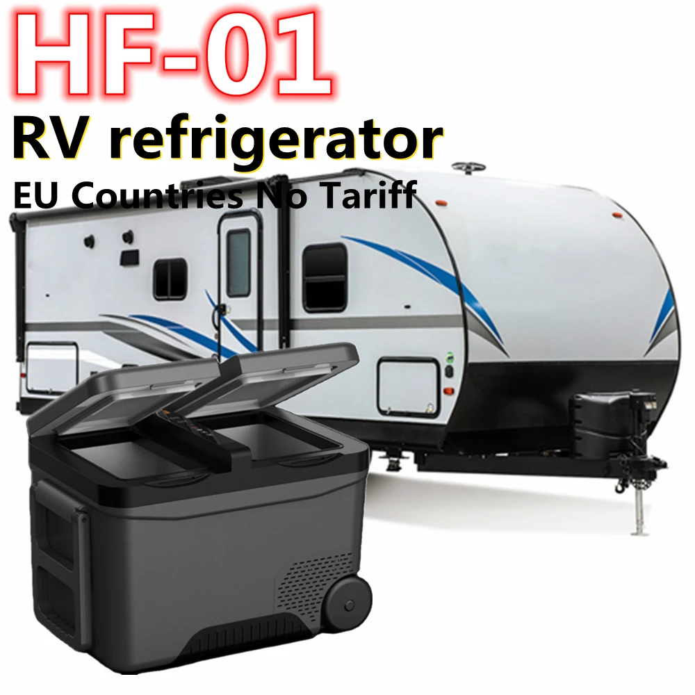 

Car Refrigerator 35L Car Fridge Auto Compressor Freezer 45w 12V 220V For Car RV Vehicle Home Use Picnic Camping Portable Coole