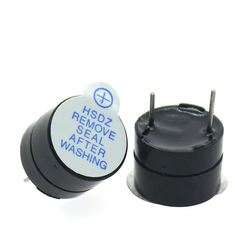 10 шт., 3 в, 5 В, 12 В, активный зуммер, магнитный длинный непрерывный сигнал бипера 12*9,5 мм