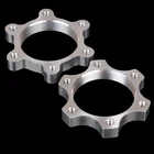 Велосипедные дисковые тормоза, 2 шт., фланцы резьбы 44 мм48 мм, гайка, алюминиевый сплав, блокировка, велосипедный адаптер