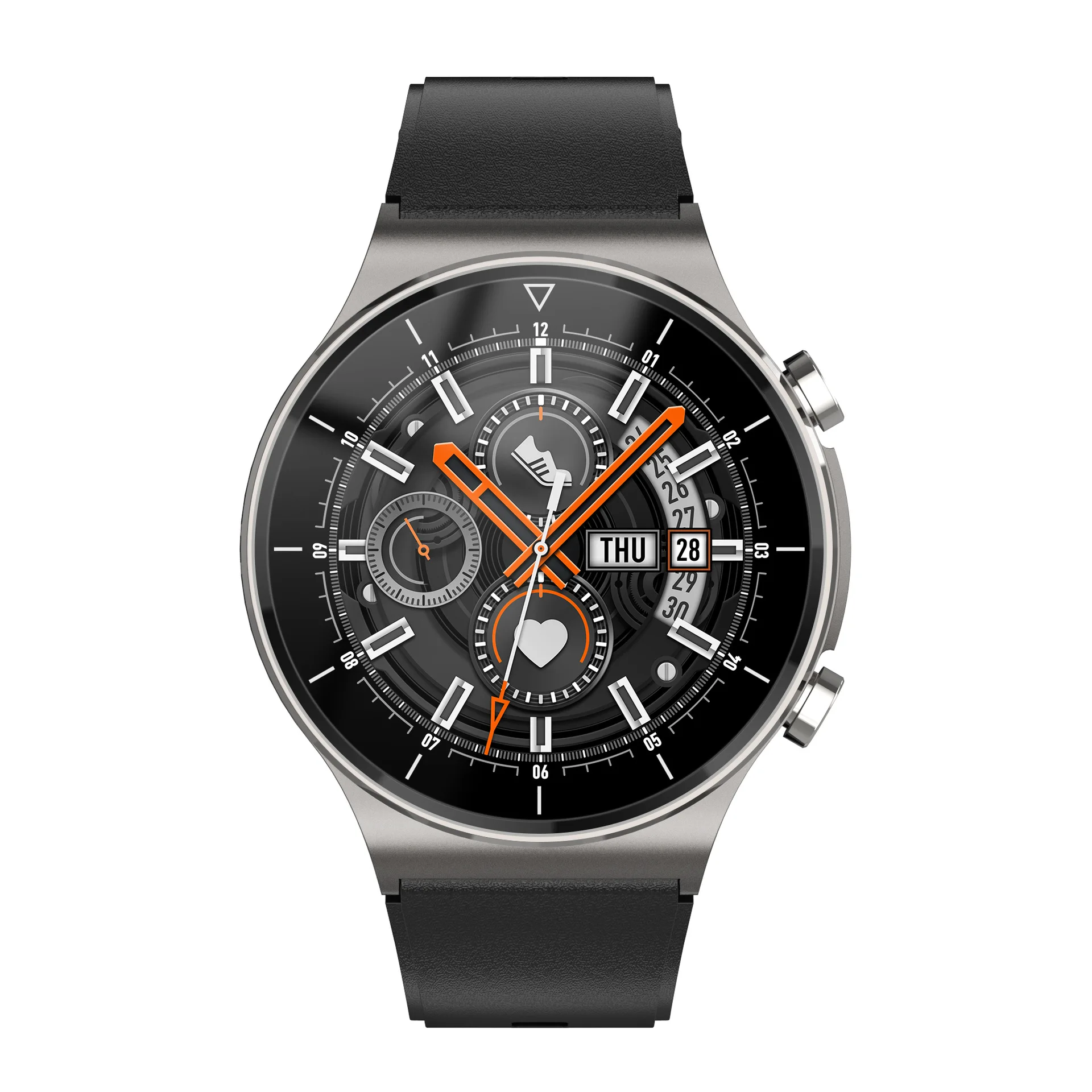 

L65 new 1.28 "HD full round touch heart rate sports smartwatch dual mode with talk