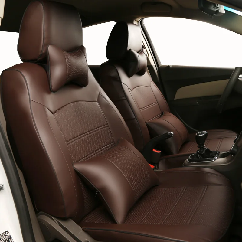 Автомобильные Кожаные чехлы только передние 2 шт. для renault logan duster fluence kadjar Лагуна 3