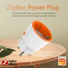 Розетка Tuya Zigbee с европейской вилкой, умная Беспроводная розетка с дистанционным управлением, поддержка Google Home Alexa