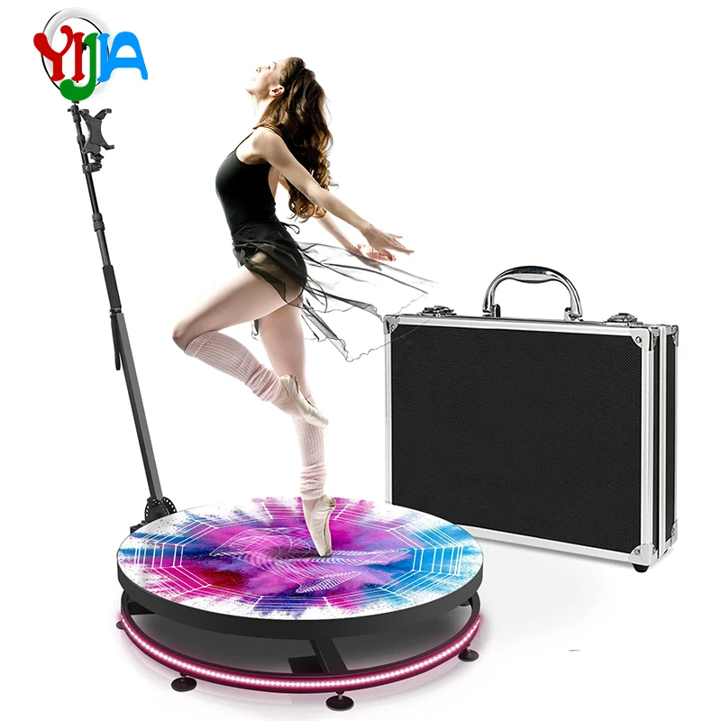 

360 градусов заполнясветильник машина камера Ipad селфи видео Бесплатные аксессуары Автоматическое вращение 360 фото стенд