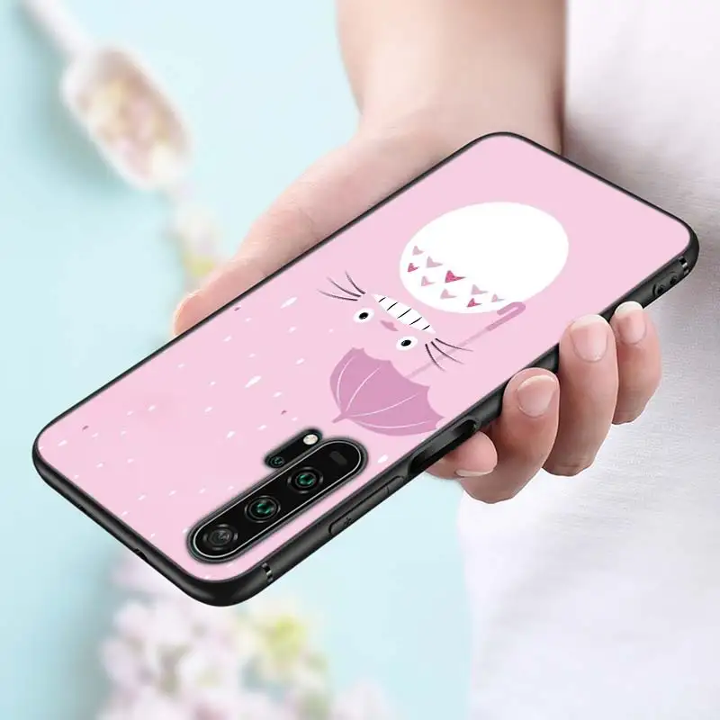 Черный силиконовый чехол аниме Тоторо, гибли для huawei Honor 10i 9X8X20 10 9 Lite 8 8A 7A 7C Pro Lite чехол для телефона - Цвет: Style 09
