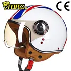 BEON винтажный мотоциклетный шлем Ретро чоппер с открытым лицом Мото шлем Capacete De Moto Мужские Женские Мото скутеры мотоциклетные шлемы