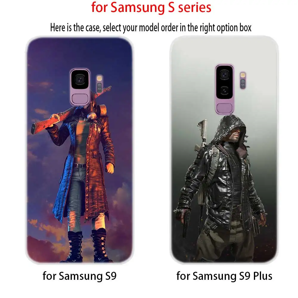 Мягкий силиконовый чехол для Samsung S30 S20 S11 S10 S9 S8 Plus lite 11e 10e Uitra S7Edge pubg person | Мобильные