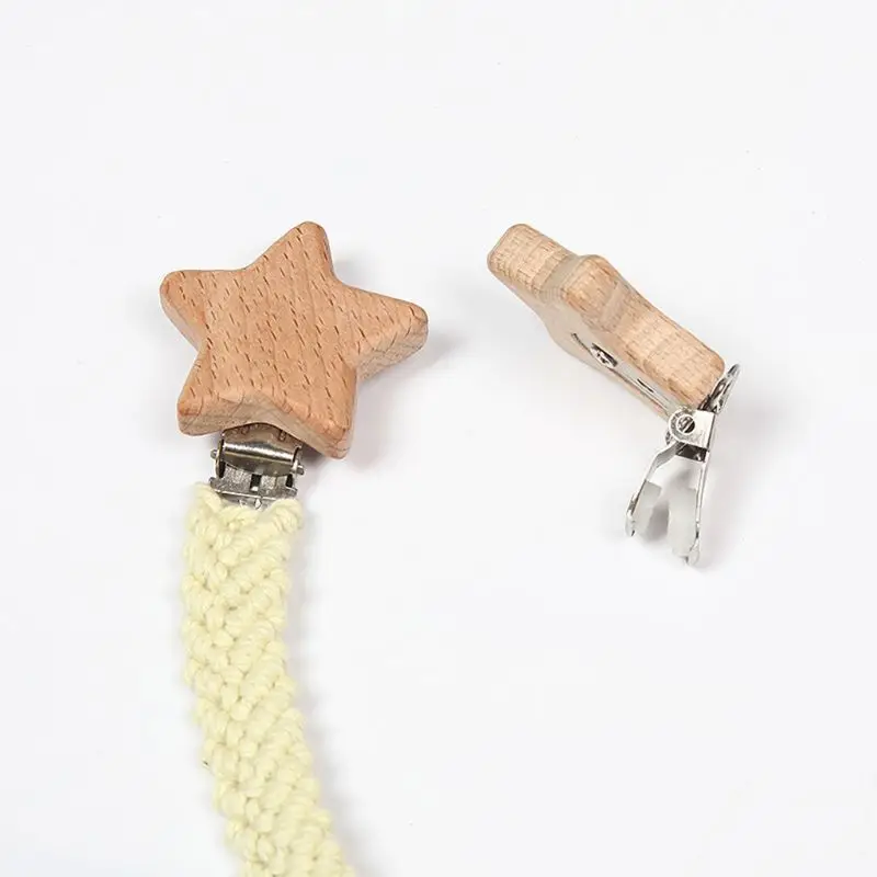 

Baby Teething Pacifier Chain Cotton Rope Woven Chewable Soother Nipple Holder