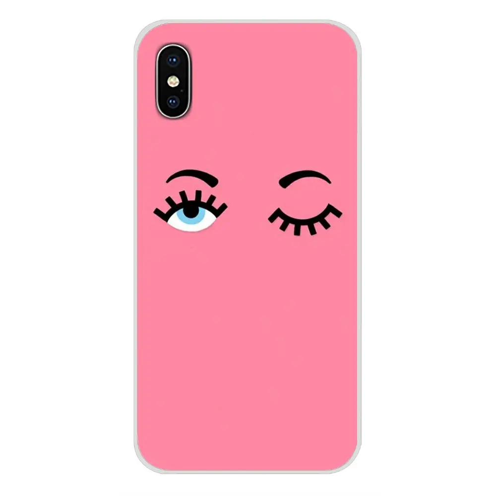 Аксессуары для телефона сумка модные Chiara Ferragni глаза для samsung A10 A30 A40 A50 A60 A70 Galaxy S2 Note 2 3 большое ядро Prime